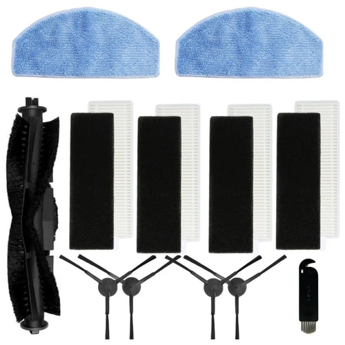 For Tikom G8000Pro / G8000 / Honiture G20 Pro / G20 Sweeping Robot 1 Main Brush + 4 Side Brush + 4 Filter + 2 Rag + 1 Cleaning Tool - 1