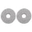 2Pcs for Ecovacs DEEBOT X5 OMNI / X5 PRO Sweeping Robot Mopping Rag Replacement Cleaning Cloth - 1
