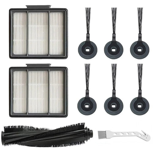 For Shark Ion R85 / RV850 / S86 / S87 / S88 Sweeping Robot Accessories Set 6 Side Brushes + 1 Main Brush + 2 Filters + 1 Cleaning Brush - 1