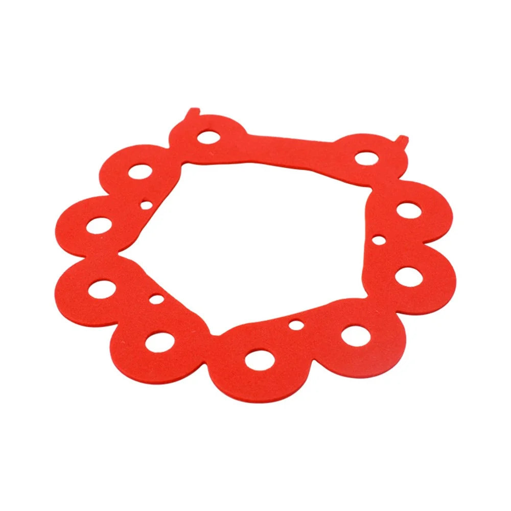 Cyclone Sound Insulation Cotton Replacement Part for Dyson V7 V8 Vacuum Cleaner, Size: L - Red - 2