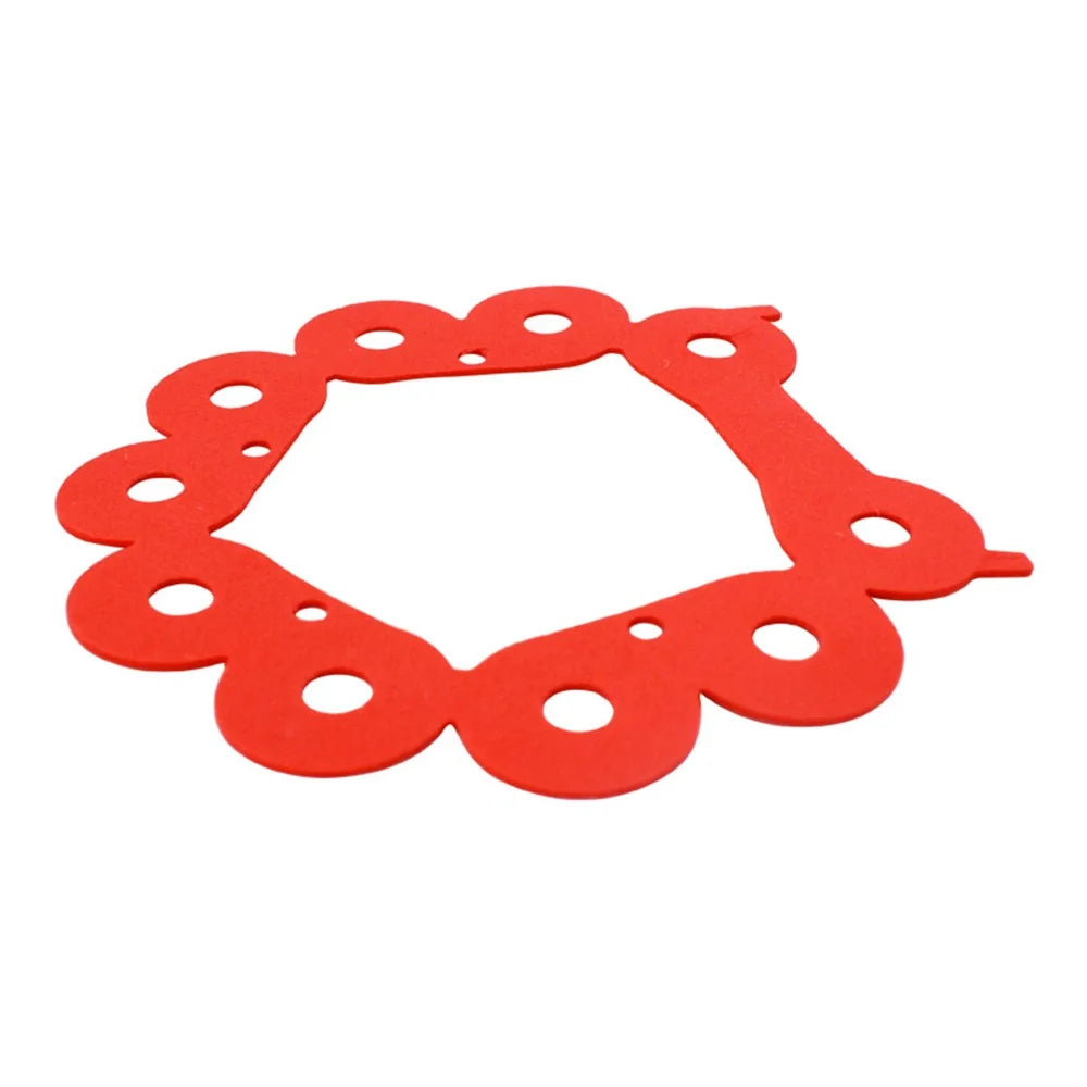 Cyclone Sound Insulation Cotton Replacement Part for Dyson V7 V8 Vacuum Cleaner, Size: L - Red - 3