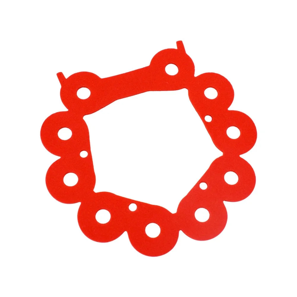 Cyclone Sound Insulation Cotton Replacement Part for Dyson V7 V8 Vacuum Cleaner, Size: L - Red - 4