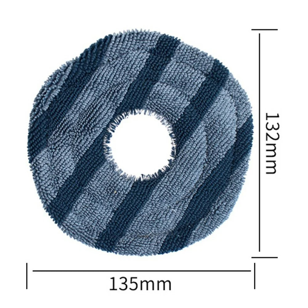 2Pcs For Eufy X10 Pro Sweeping Robot Vacuum Cleaner Replacement Mop Cloth Cleaning Accessories - 5