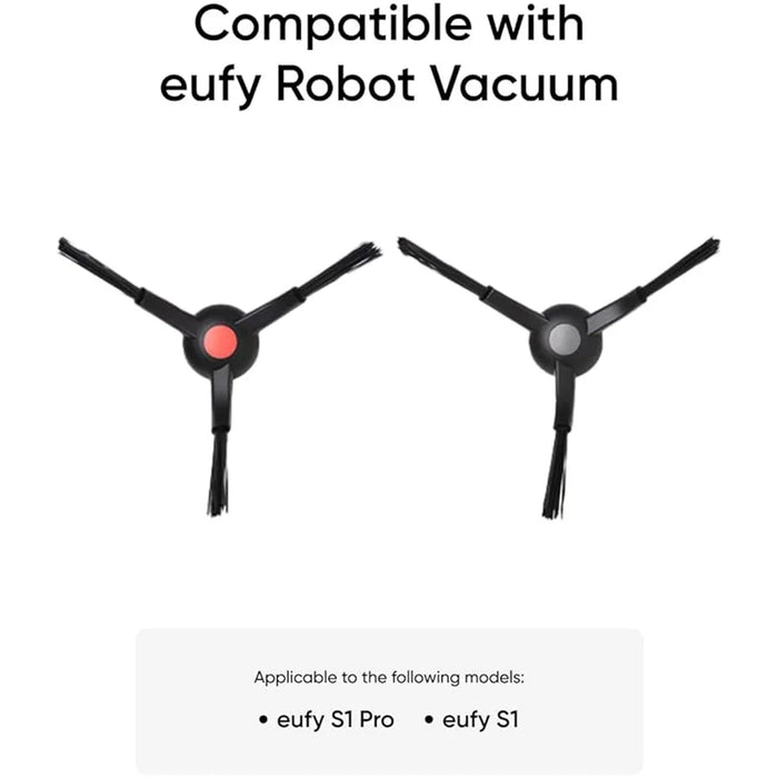 2Pcs For Eufy Robot Vacuum Omni S1 / S1 Pro / E28 Sweeping Robot Vacuum Cleaner Replacement Side Brush - 2