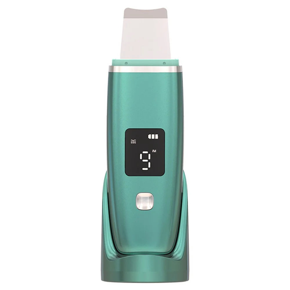 C1 Ultrasonic Shovel Household Blackhead Beauty Instrument Iontophoresis Pore Cleaning Instrument Gift - Green - 1