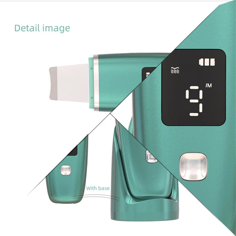C1 Ultrasonic Shovel Household Blackhead Beauty Instrument Iontophoresis Pore Cleaning Instrument Gift - Green - 5