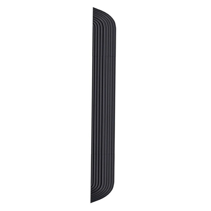 JUNSUNMAY Threshold Ramp Kit for Ecovacs / Irobot / Mijia / Dreame Robot Vacuum Modular Slope Silicone Strips - Black - 1