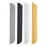 JUNSUNMAY Threshold Ramp Kit for Ecovacs / Irobot / Mijia / Dreame Robot Vacuum Modular Slope Silicone Strips - Black - 6