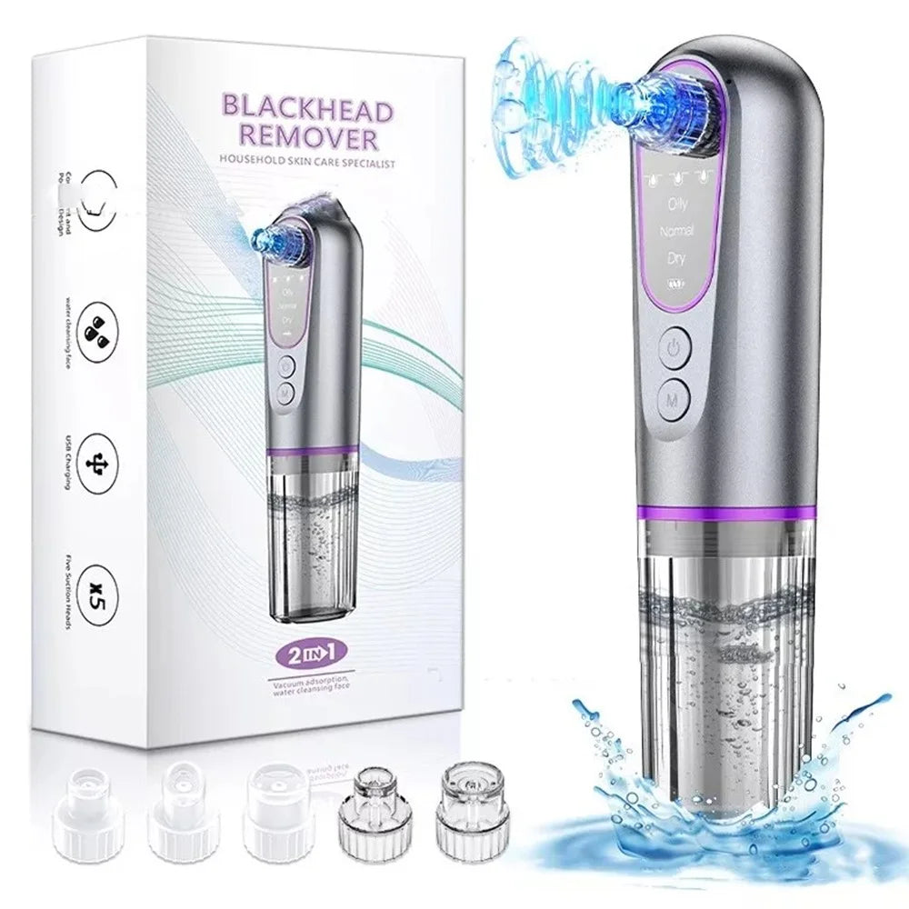 YC155 Blackhead Remover Vacuum Suction Device Pore Cleaner with Bubble Technology For Home Use - 1