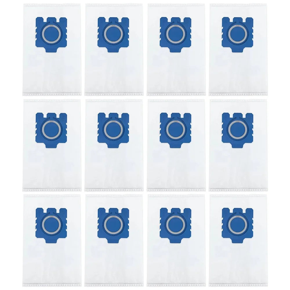 12Pcs Dust Bag for Miele C1 / C2 / C3 / S2 / S5 / S8 / S227 / S240 / S270 / S280 Vacuum Cleaner Dust Collect Bag Replacement Part - 1