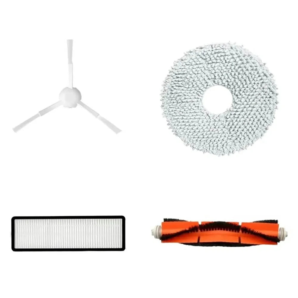 4Pcs / Set For Dreame Bot L10s Ultra / S10 Pro Vacuum Cleaner Main Brush Side Brush HEPA Filter Mop Cloth - 1