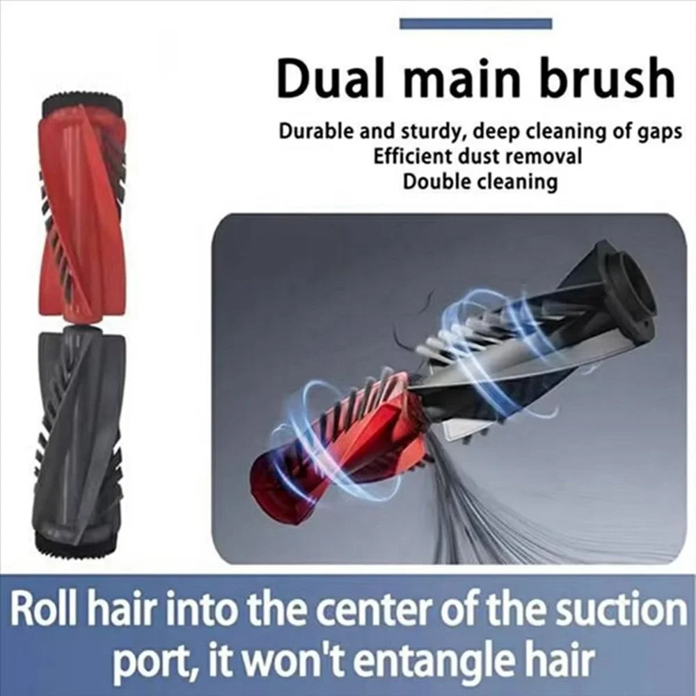 Roller Brushes for Roborock P20 Pro / G30 / G20S Ultra / Qrevo Edge / Qrevo Curv Main Brush Vacuum Cleaner Replacement Part - 2