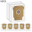 10Pcs Dust Bags for iRobot Roomba 105 Combo / 205 Dustcompactor / Plus 405 Combo / Plus 505 Combo Non Woven Fabric Vacuum Cleaner Replacement - 1