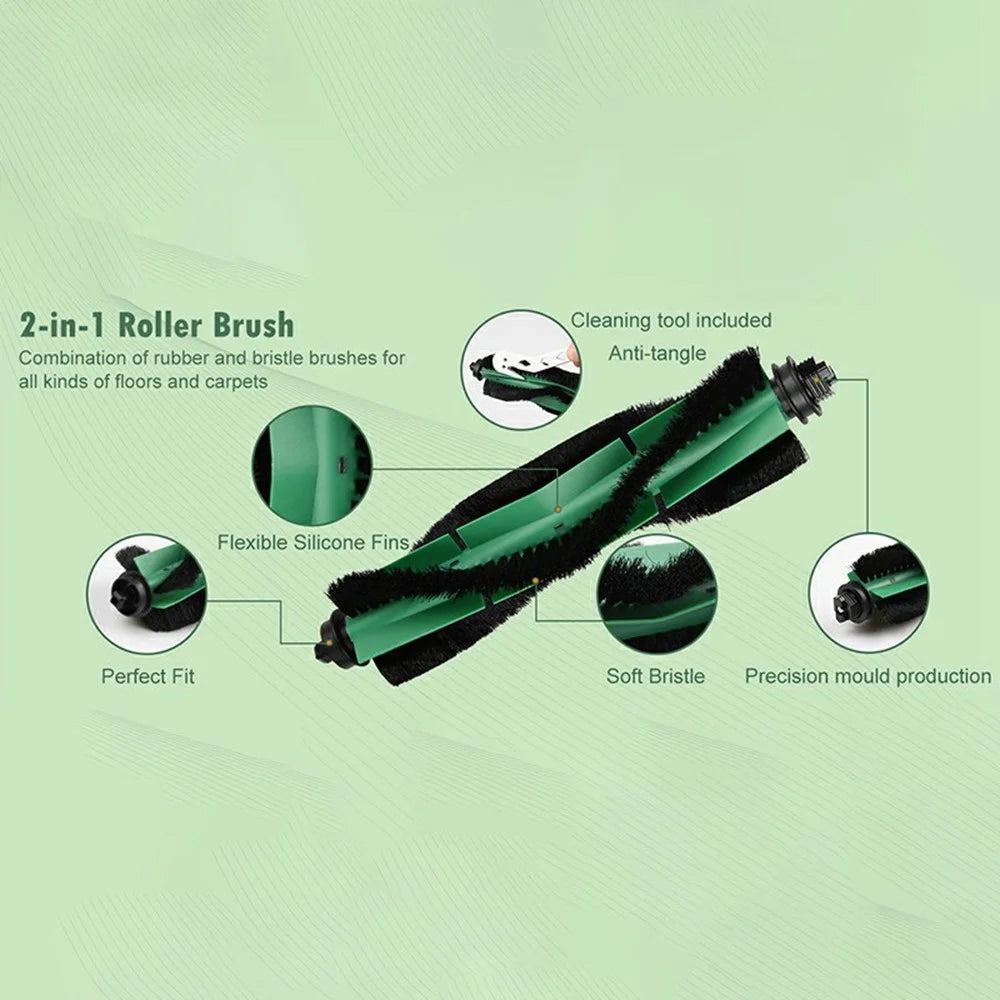 For iRobot Essential / Y0140 / Y01420 / 00120 / 00110 / Roomba 105 Combo Main Brush Sweeping Robot Roller Brush Replacement Part - 3