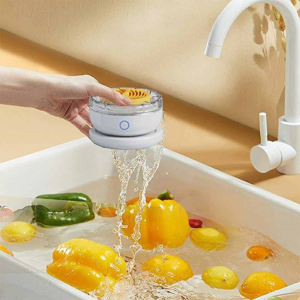 Wireless Fruit Vegetable Cleaner Purifier Food Washer Electrolysis Sterilizer Pesticide Remover Disinfection Machine - 4