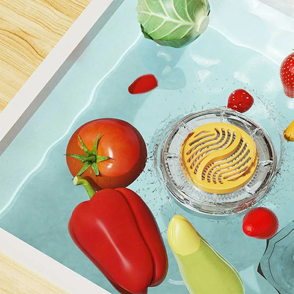 Wireless Fruit Vegetable Cleaner Purifier Food Washer Electrolysis Sterilizer Pesticide Remover Disinfection Machine - 5
