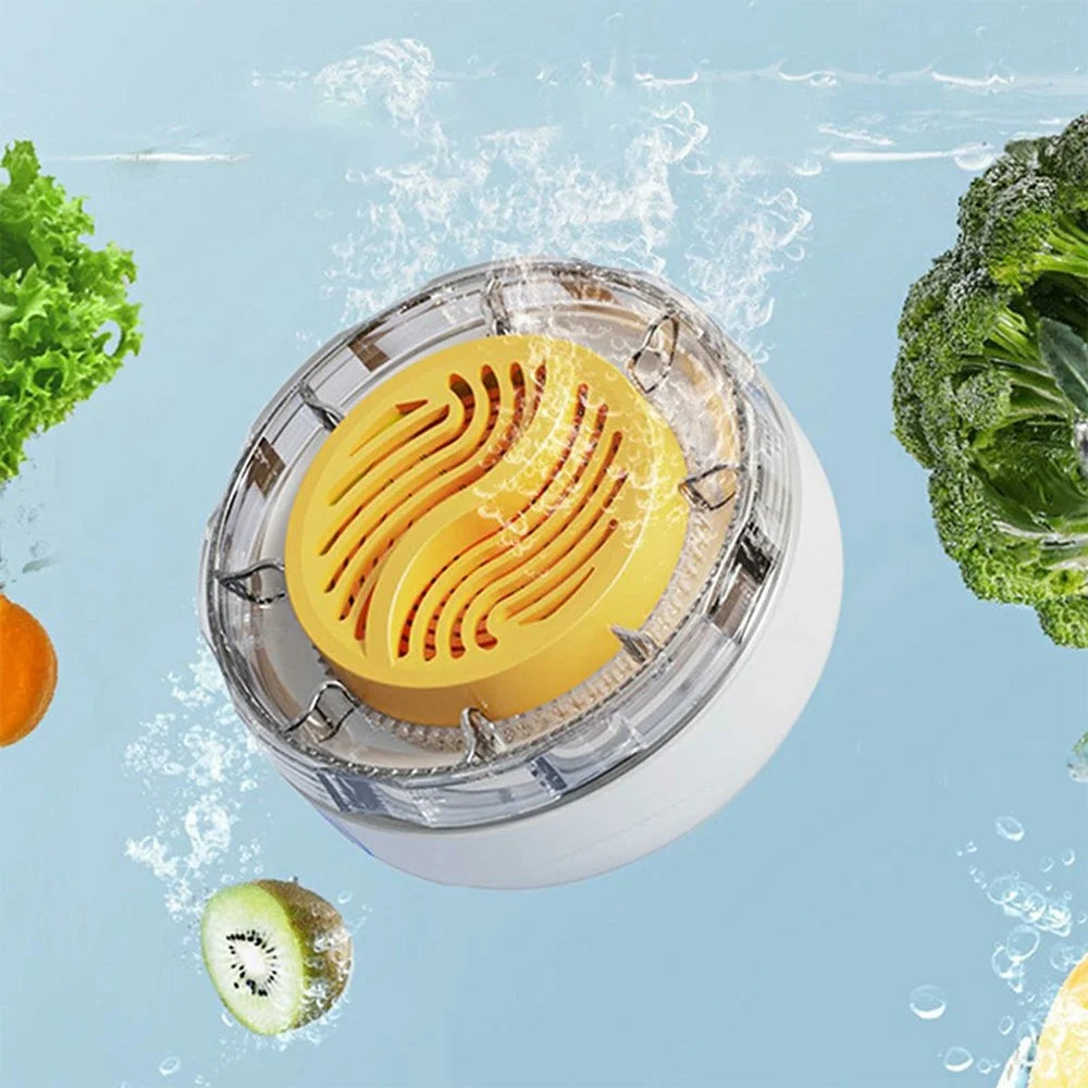 Wireless Fruit Vegetable Cleaner Purifier Food Washer Electrolysis Sterilizer Pesticide Remover Disinfection Machine - 6
