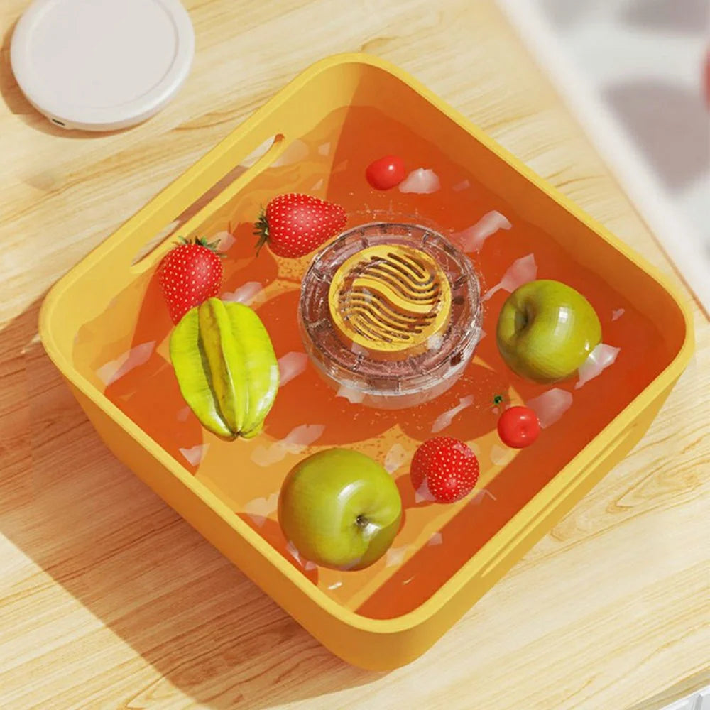 Wireless Fruit Vegetable Cleaner Purifier Food Washer Electrolysis Sterilizer Pesticide Remover Disinfection Machine - 7