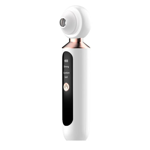 2061 Visual Blackhead Remover USB Rechargeable Face Pore Cleaner with 3 Suction Heads - 1