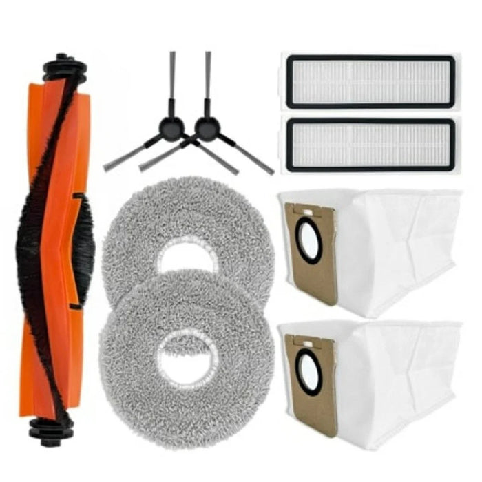 9Pcs / Set For Xiaomi Robot Vacuum X20 Pro  /  X20 Max Replacement Parts Kit with Main Brush Side Brush Filter Mop Cloth Dust Bag - 2