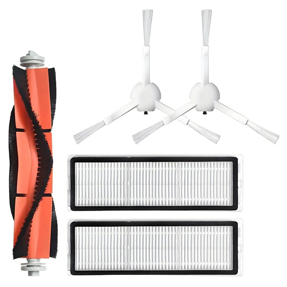 5Pcs Main Brush Side Brush Filter Set for Xiaomi Robot Vacuum S10+ / S20+ / X10+ / X20+ / X10 Replacement Parts Kit - 1