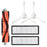 5Pcs Main Brush Side Brush Filter Set for Xiaomi Robot Vacuum S10+ / S20+ / X10+ / X20+ / X10 Replacement Parts Kit - 1