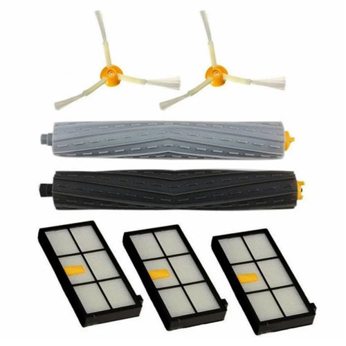 7Pcs Replacement Parts Kit for iRobot Roomba 980 / 960 / 880 / 870 / 800 Main Brush Side Brush Filter Set - 1