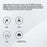For Xiaomi Smart Air Purifier 4 Lite Filter H13 Class HEPA Dust Filter Replacement - Blue - 5
