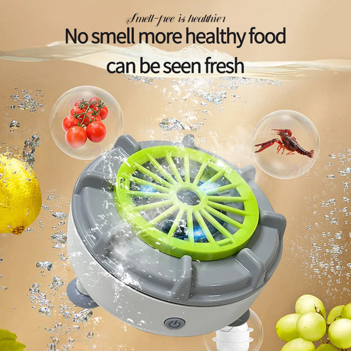 Kitchen Ultrasonic Fruit and Vegetable Washer Automatic Washing Machine Electric Food Purifier - 2