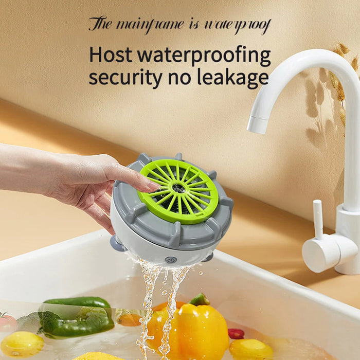 Kitchen Ultrasonic Fruit and Vegetable Washer Automatic Washing Machine Electric Food Purifier - 5