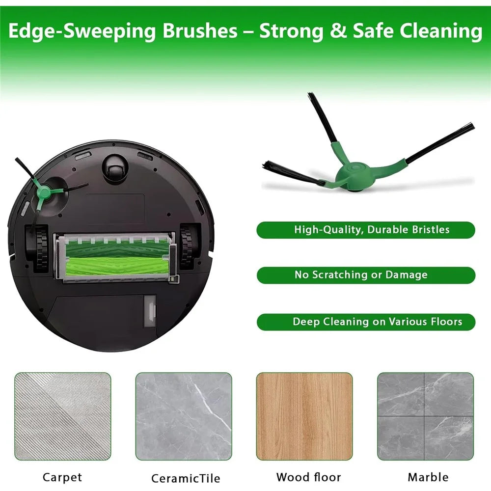 For iRobot Roomba Max 705 Vac / Plus 504 Vac Side Brush Edge Sweeping Brush Vacuum Cleaner Replacement Part - 4