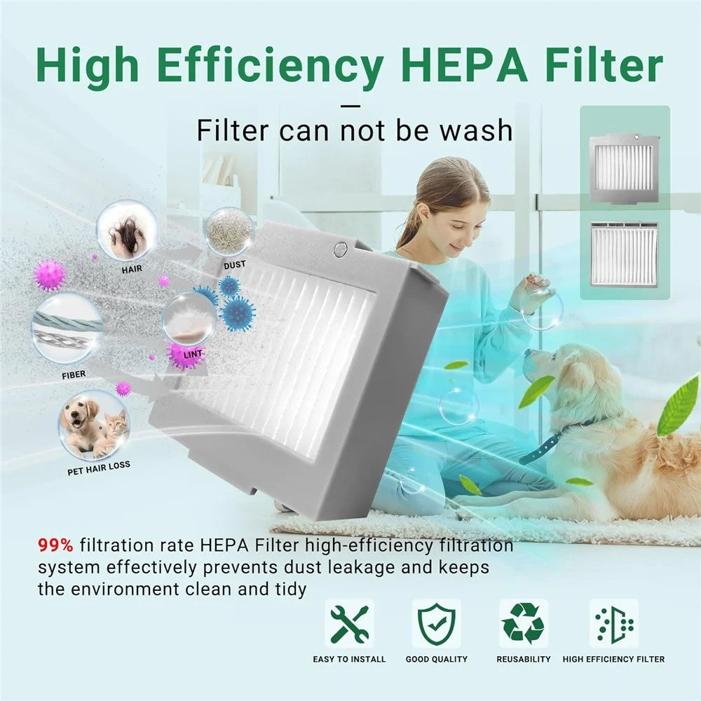 For iRobot Roomba Max 705 Vac / Plus 504 Vac Washable HEPA Filter Vacuum Cleaner Replacement Part - 6
