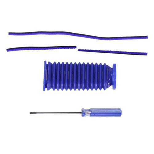 5Pcs / Set Replacement Filters Parts for Dyson Vacuum Cleaner, Soft Plush Strips + Blue Hose + T8 Screwdriver - 1