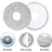 JUNSUNMAY 16Pcs  /  Set Replacement Parts Kit for Ecovacs Deebot T50 Pro  /  T50 Max  /  T50 Omni  /  T50 Pro Omni with Main Brush HEPA Filter Mop Pad Dust Bag - 4