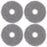 JUNSUNMAY 4Pcs For iRobot Roomba Plus 505 Combo  /  405 Combo Washable Mop Pads Robot Vacuum Replacement Part - 1