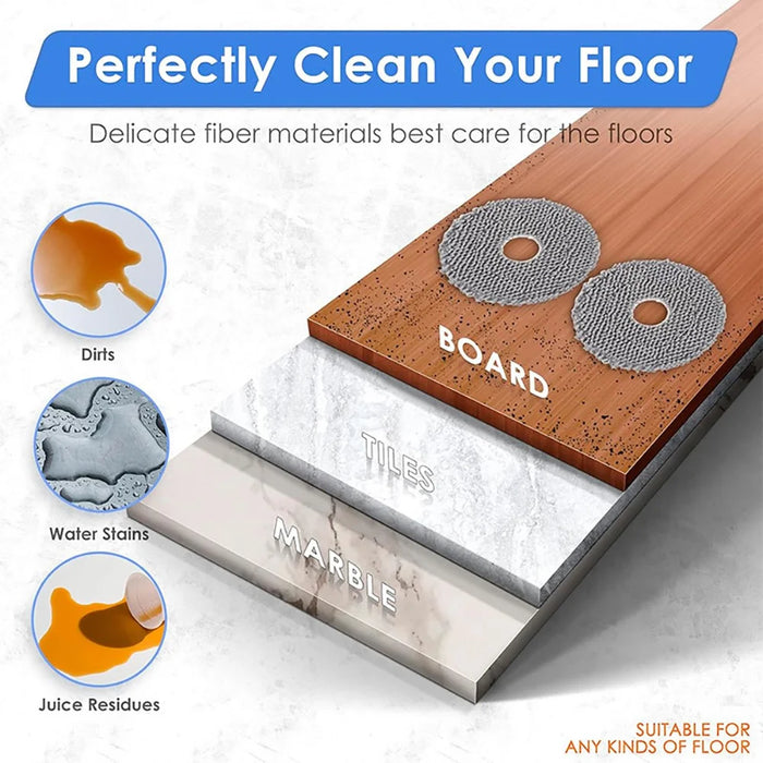JUNSUNMAY 4Pcs For iRobot Roomba Plus 505 Combo  /  405 Combo Washable Mop Pads Robot Vacuum Replacement Part - 5