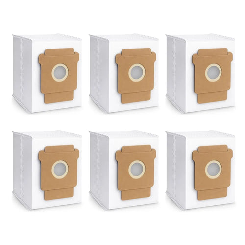 JUNSUNMAY 6Pcs For iRobot Roomba Plus 505 Combo  /  405 Combo 2.8L Dust Bags Robot Vacuum Replacement Part - 1