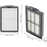 JUNSUNMAY 4Pcs For iRobot Roomba Plus 505 Combo  /  405 Combo Robot Vacuum HEPA Filter Replacement - 6