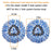 6PCS Mop Replacement Head Rotating Mop Refills for O-cedar EasyWring RinseClean - Blue - 3