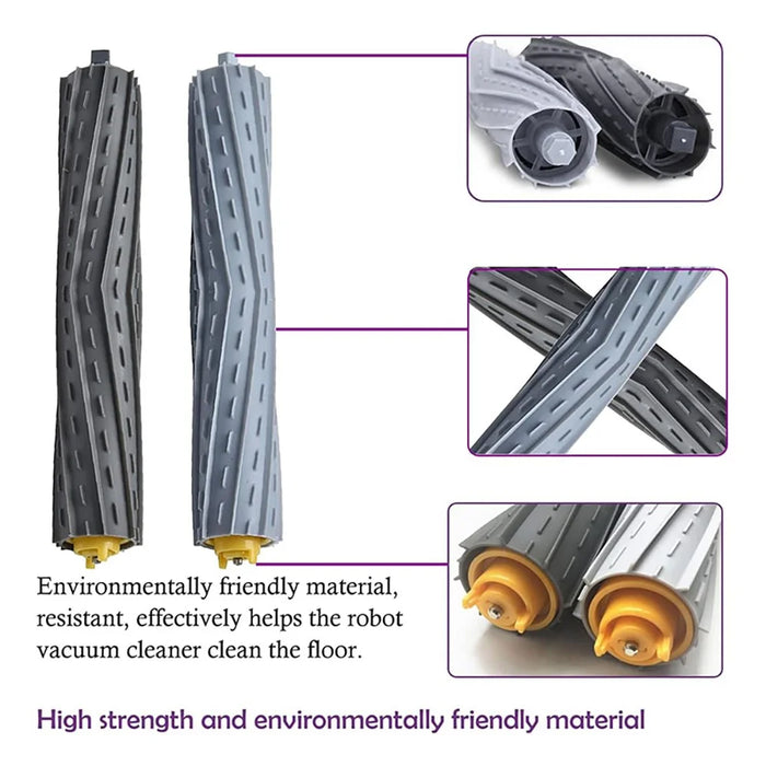 JUNSUNMAY 2 Sets Main Brush for iRobot Roomba 860 / 870 / 880 / 960 / 980 Robot Vacuum Replacement Part - 3