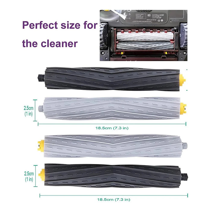 JUNSUNMAY 2 Sets Main Brush for iRobot Roomba 860 / 870 / 880 / 960 / 980 Robot Vacuum Replacement Part - 5