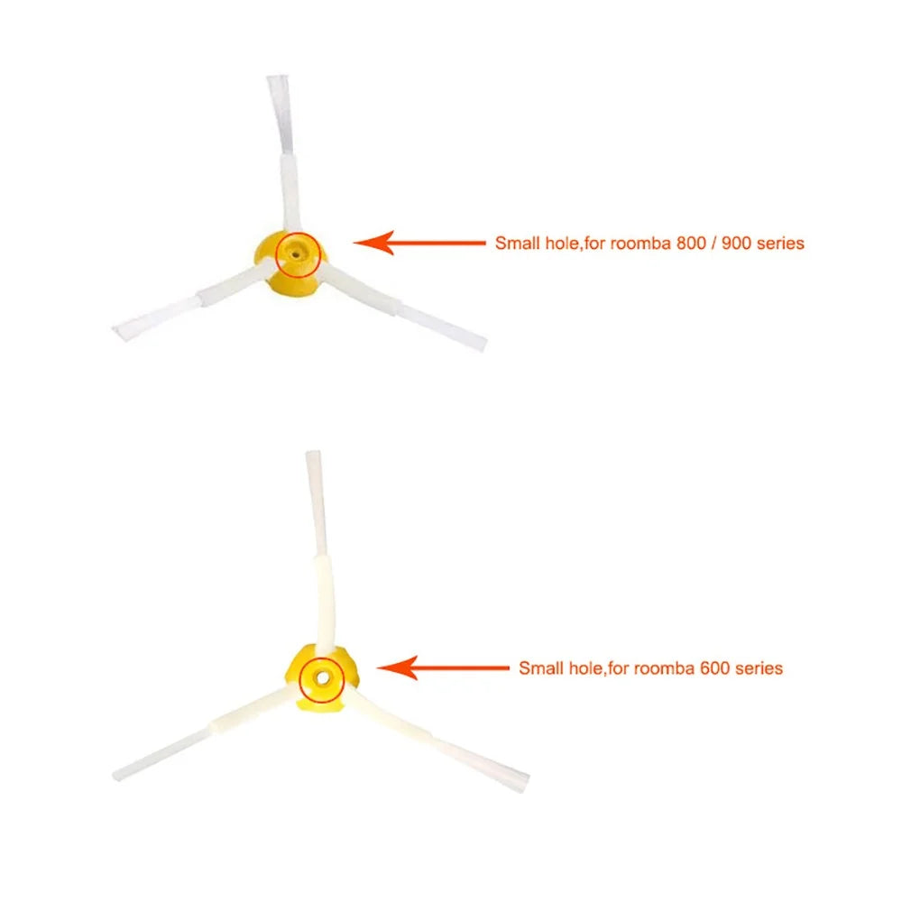 JUNSUNMAY 6Pcs Side Brush for iRobot Roomba 860 / 870 / 880 / 960 / 980 Robot Vacuum Replacement Parts - 6