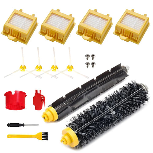 JUNSUNMAY 14Pcs  /  Set Replacement Parts Kit for iRobot Roomba 700  /  770  /  780  /  790 with Main Brush Filter Cleaning Tools - 1