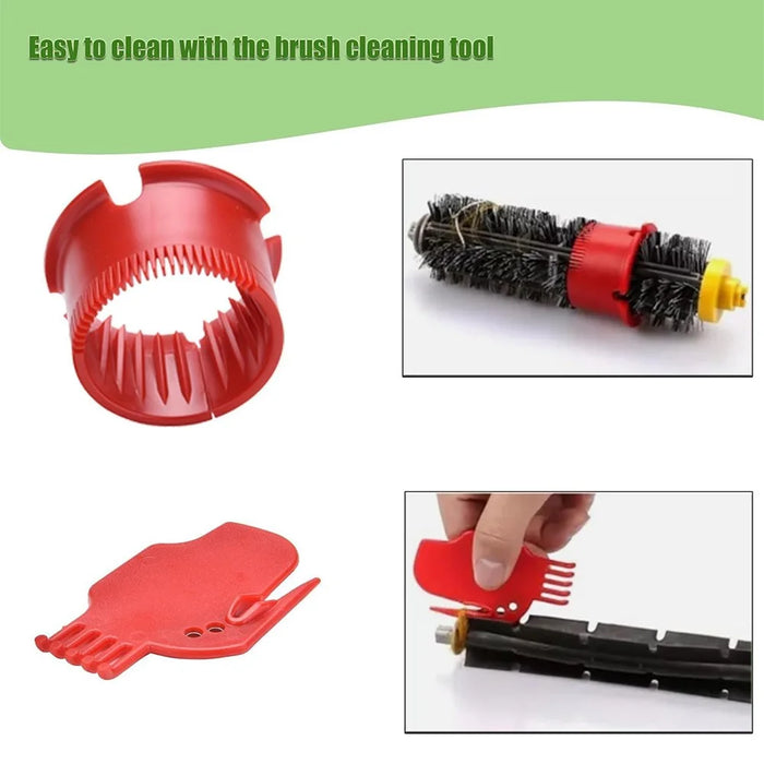 JUNSUNMAY 14Pcs  /  Set Replacement Parts Kit for iRobot Roomba 700  /  770  /  780  /  790 with Main Brush Filter Cleaning Tools - 3