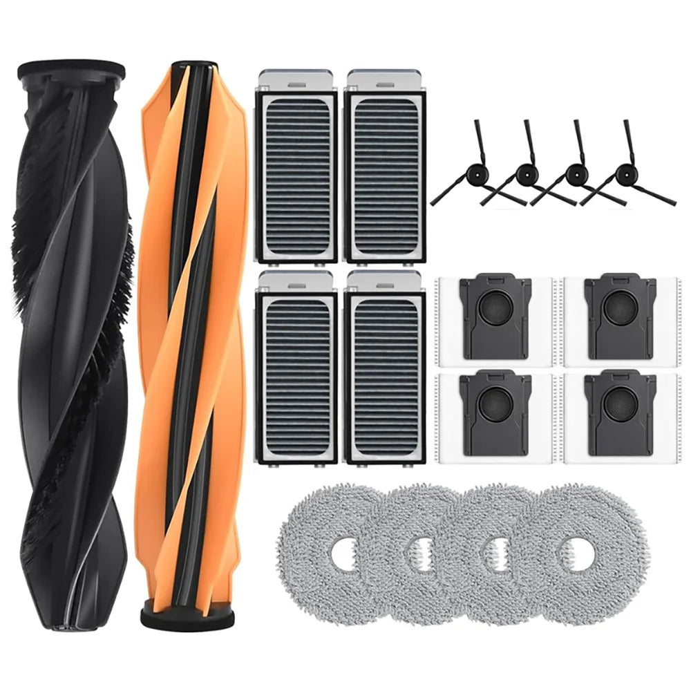 JUNSUNMAY 18Pcs  /  Set Robot Vacuum Accessories Kit for Dreame X50 Ultra Complete  /  L40S Pro Ultra  /  L40s Ultra with Main Brush Mop Pad Filter Dust Bag - 1
