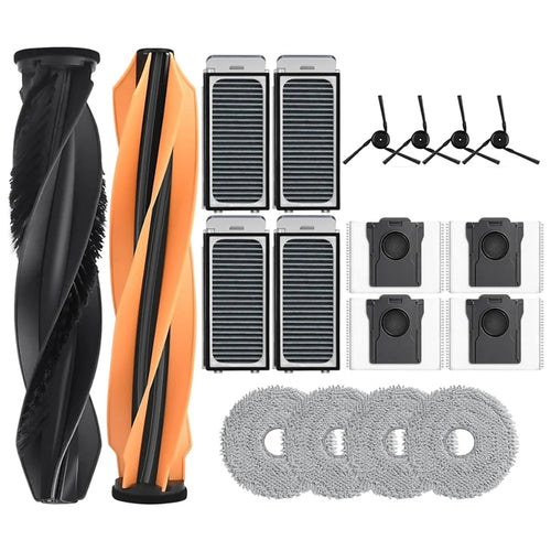 JUNSUNMAY 18Pcs  /  Set Robot Vacuum Accessories Kit for Dreame X50 Ultra Complete  /  L40S Pro Ultra  /  L40s Ultra with Main Brush Mop Pad Filter Dust Bag - 1