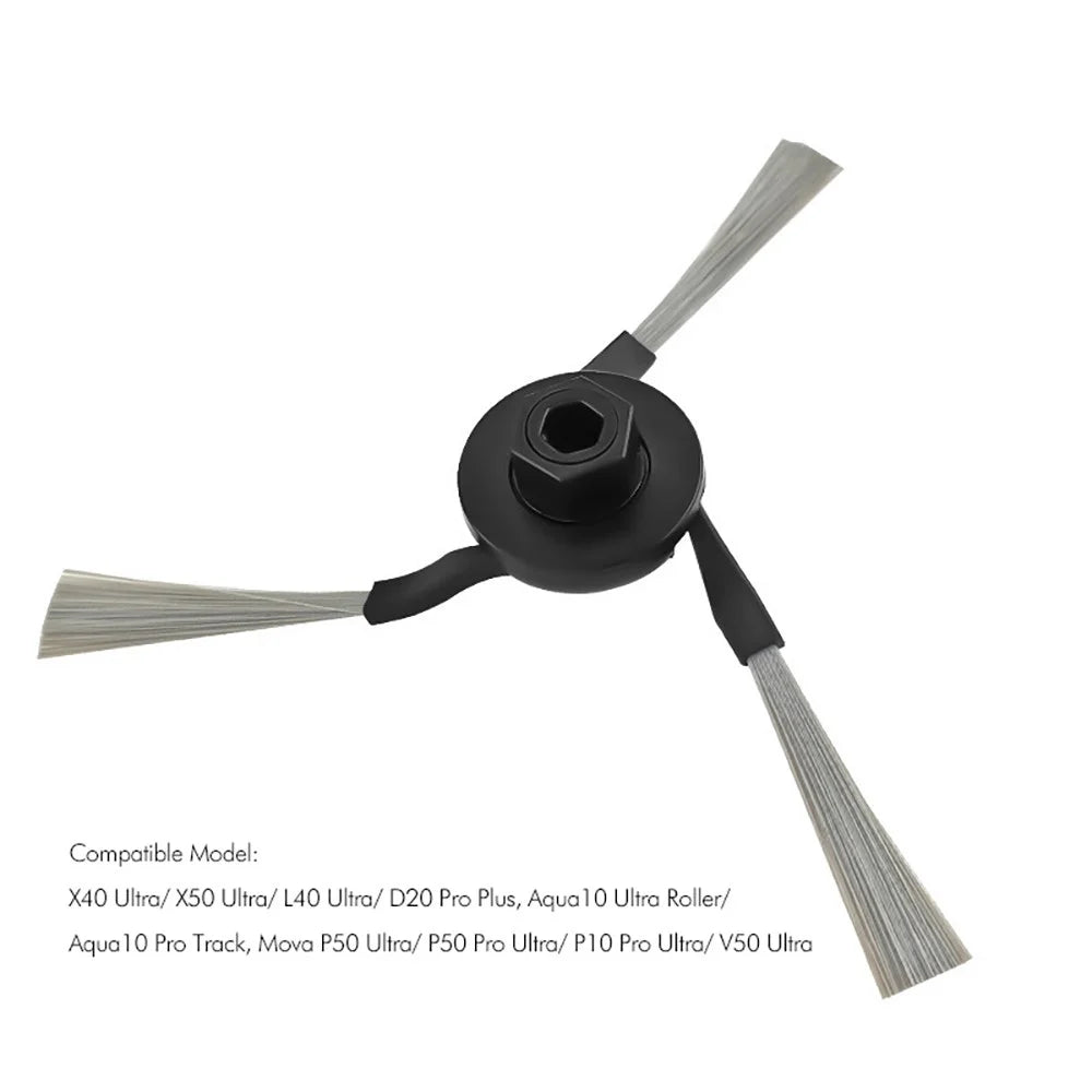 JUNSUNMAY 6Pcs Side Brush for Dreame X50 Ultra / L50 Ultra / X40 Ultra Robot Vacuum Replacement Part - 4