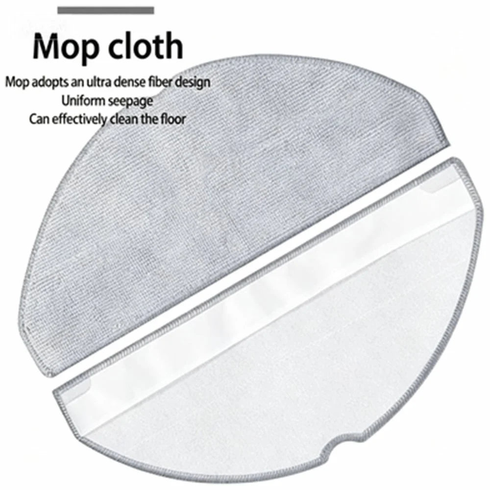7Pcs / Set For Xiaomi Robot Vacuum S20 (D106) Main Brush Side Brush HEPA Filter Mop Cloth - 3
