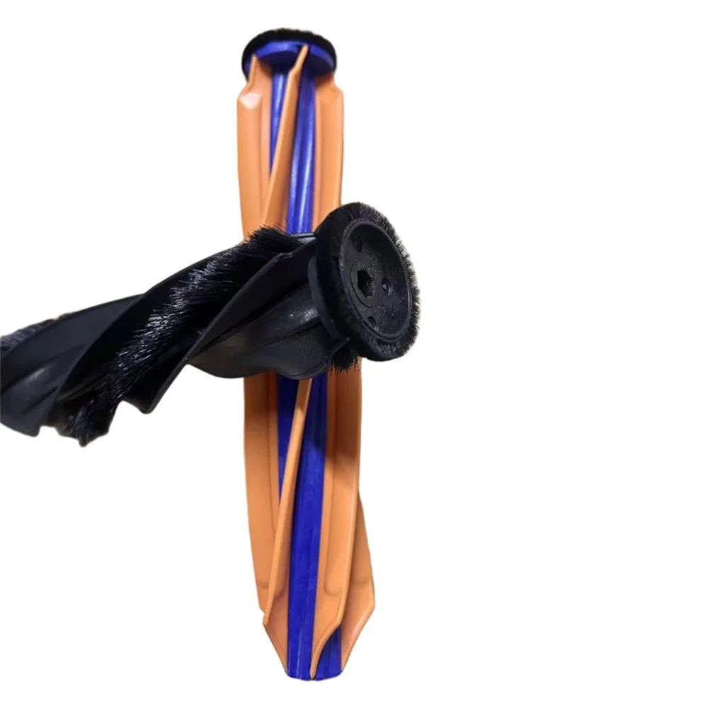 For Dreame X60 Max Ultra Robot Vacuum Dual Main Brush Roll Set Spiral Rubber Strip Fiber Brush - Black - 2