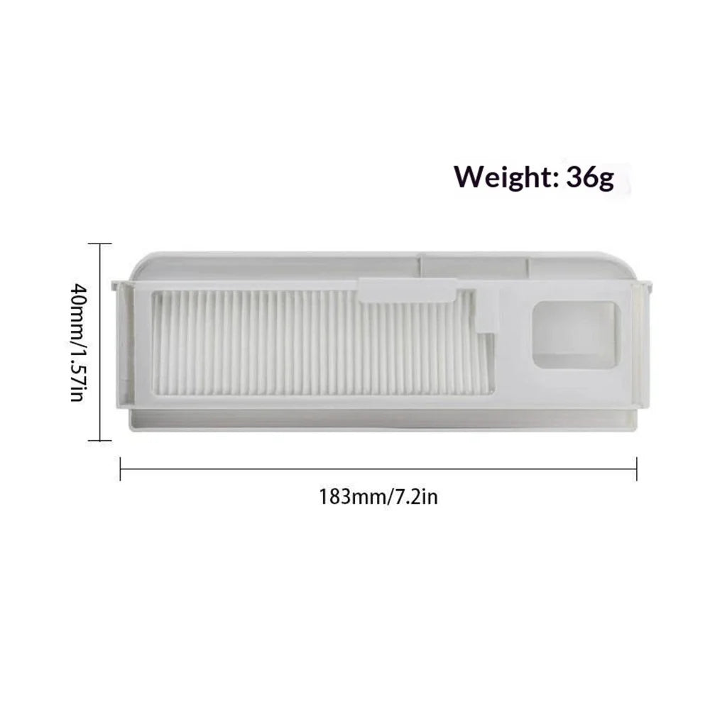 For Narwal J4  /  J4 Lite Robot Vacuum Cleaner Part Replacement Dust Bag with Integrated Filter - White - 4